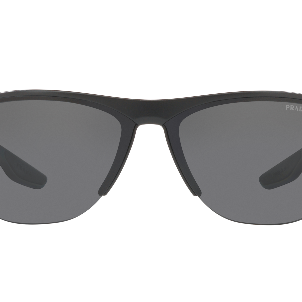 Prada Linea Rossa PS 17US Matte Black 1BO5Z1 three-quarter view