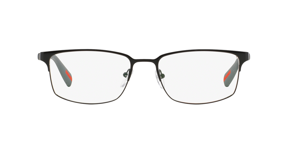 Prada Linea Rossa PS 50FV Black 7AX1O1 three-quarter view