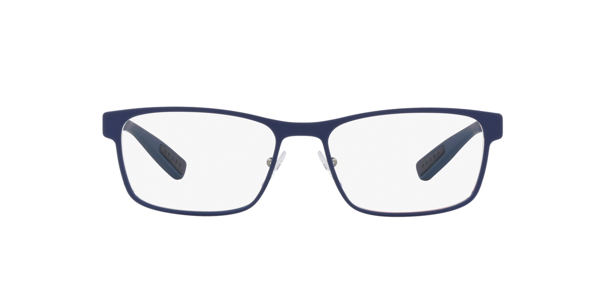 Prada Linea Rossa PS 50GV Blue Rubber TFY1O1 three-quarter view