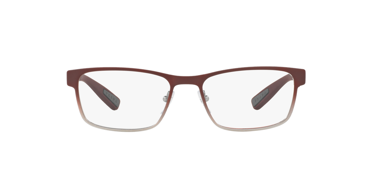 Prada Linea Rossa PS 50GV Bordeaux Gradient U6V1O1 three-quarter view