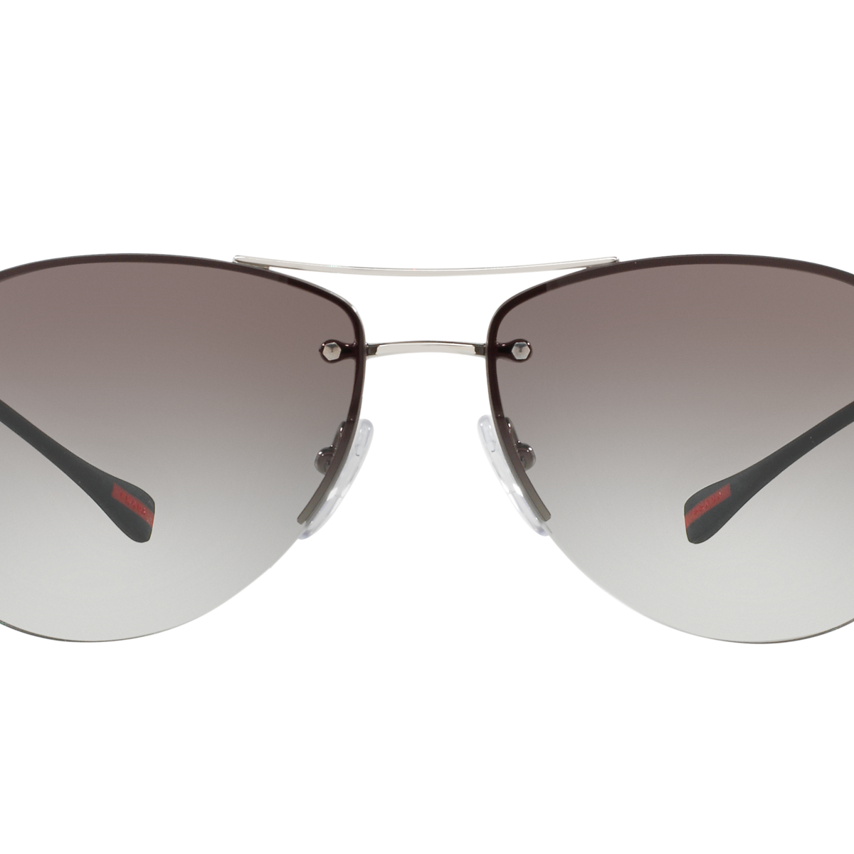 Prada Linea Rossa PS 50RS Silver 1BC0A7 three-quarter view
