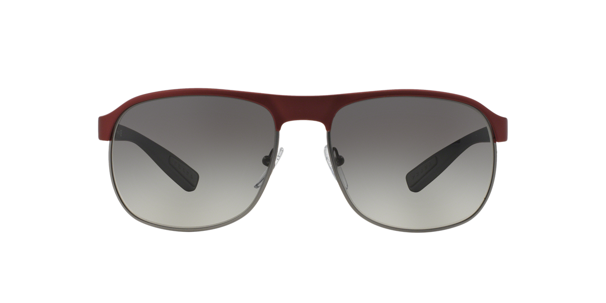 Prada Linea Rossa PS 51QS Gunmet Rubber/Bord Rubber TWM3M1 three-quarter view