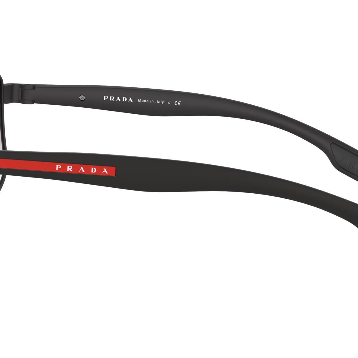 Prada Linea Rossa PS 51VS Matte Black 1BO5O0 side view