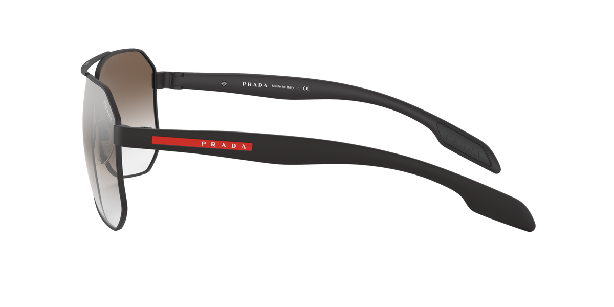 Prada Linea Rossa PS 51VS Matte Black 1BO5O0 side view
