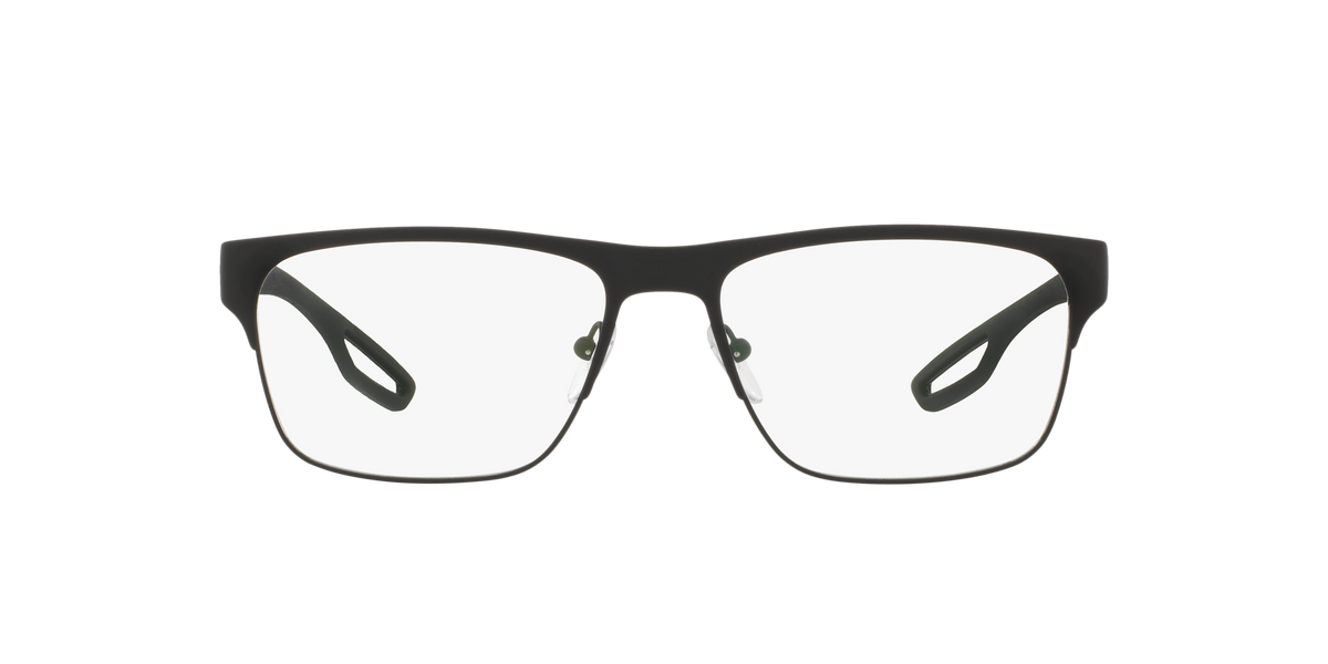 Prada Linea Rossa PS 52GV Black Rubber DG01O1 three-quarter view