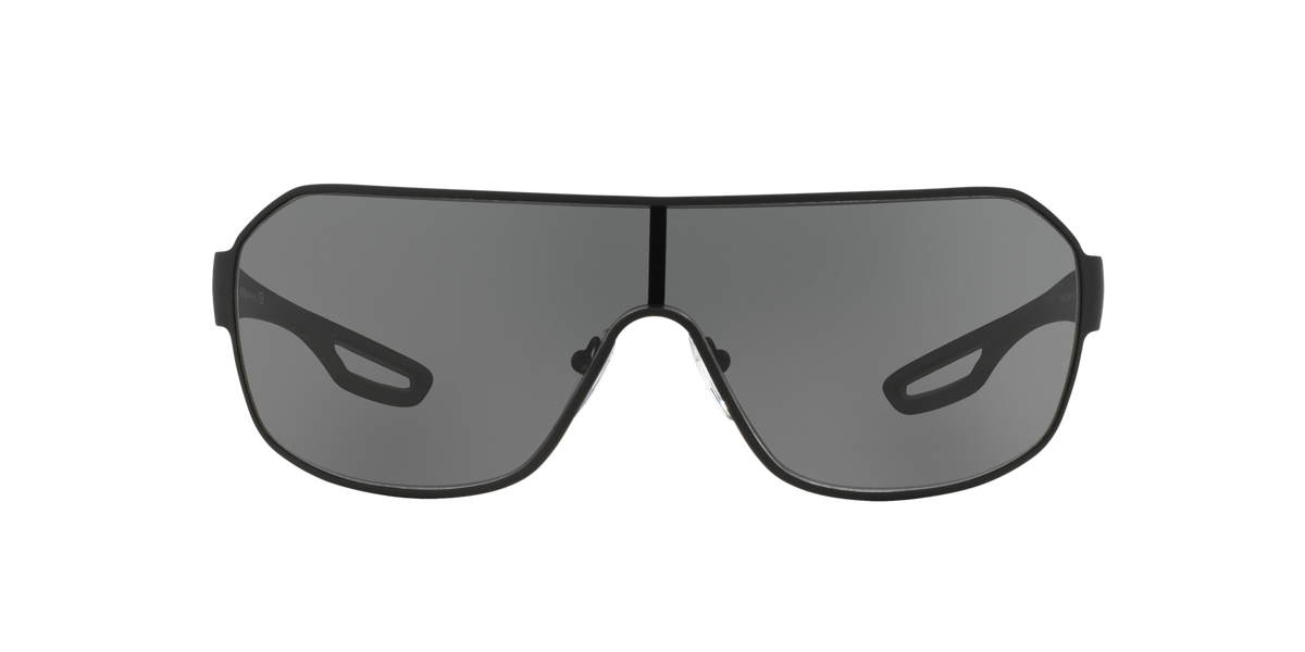 Prada Linea Rossa PS 52QS Black Rubber DG01A1 three-quarter view