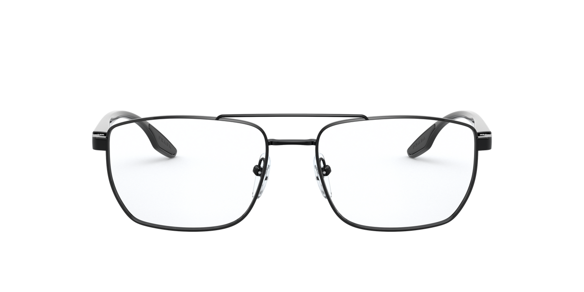 Prada Linea Rossa PS 53MV Black 1AB1O1 three-quarter view