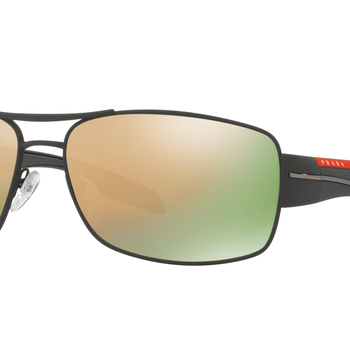 Prada Linea Rossa PS 53NS Grey Rubber TIG2D2 three-quarter view