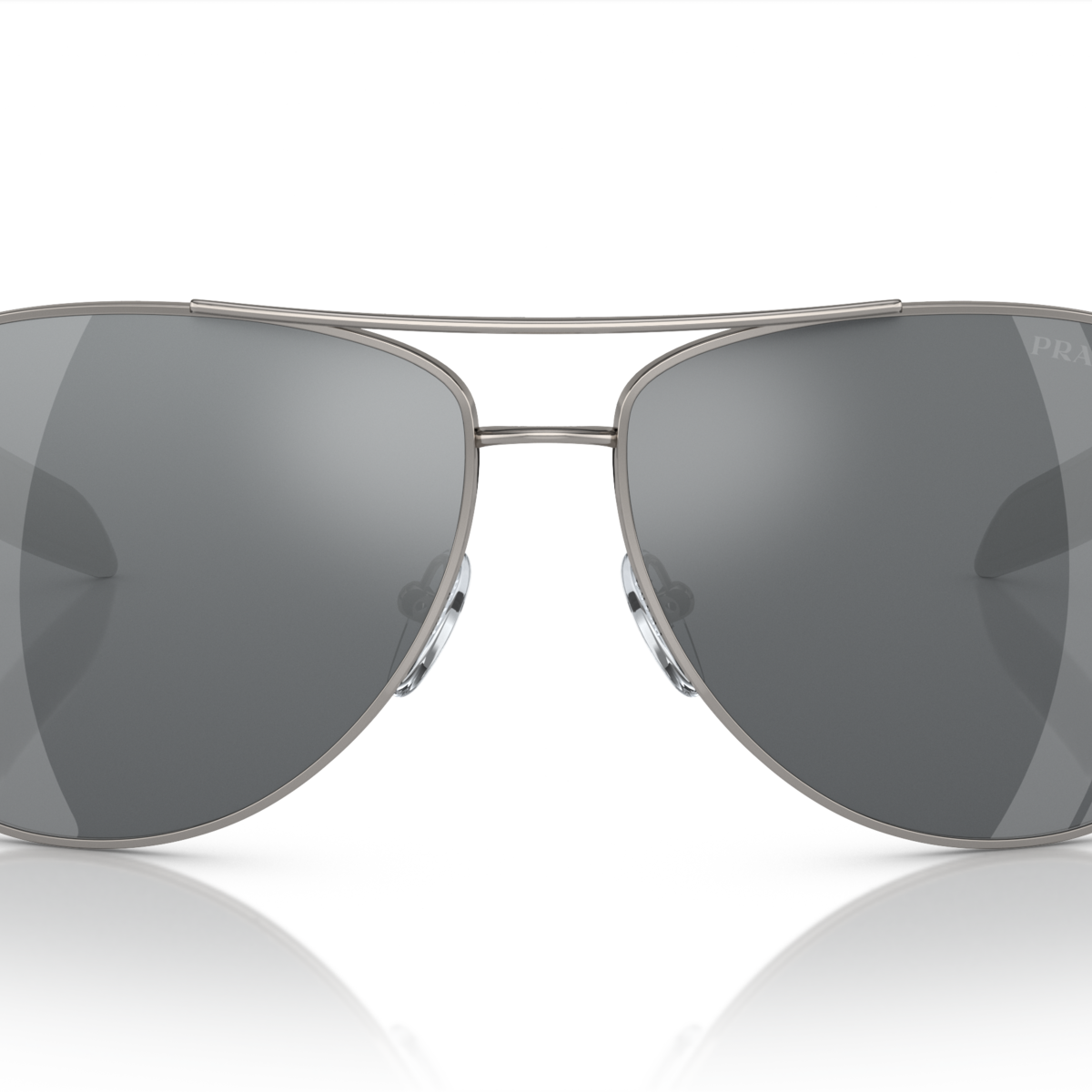Prada Linea Rossa PS 53PS Gunmetal 5AV5L0 front view