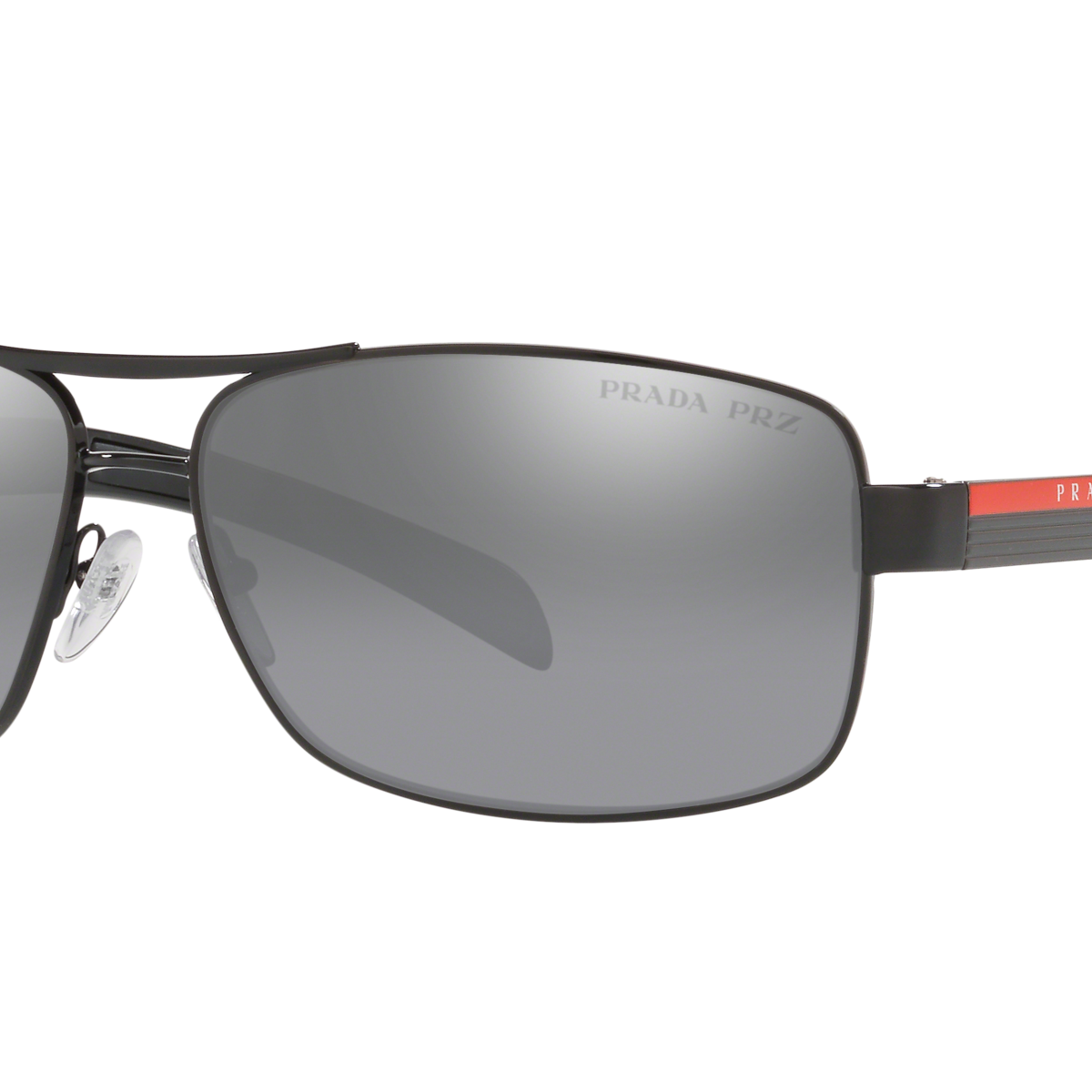 Prada Linea Rossa PS 54IS Black 1AB2F2 three-quarter view
