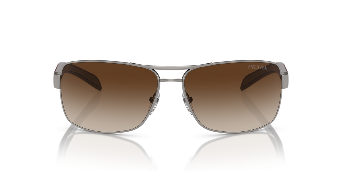 Prada Linea Rossa PS 54IS Gunmetal 5AV6S1 front view