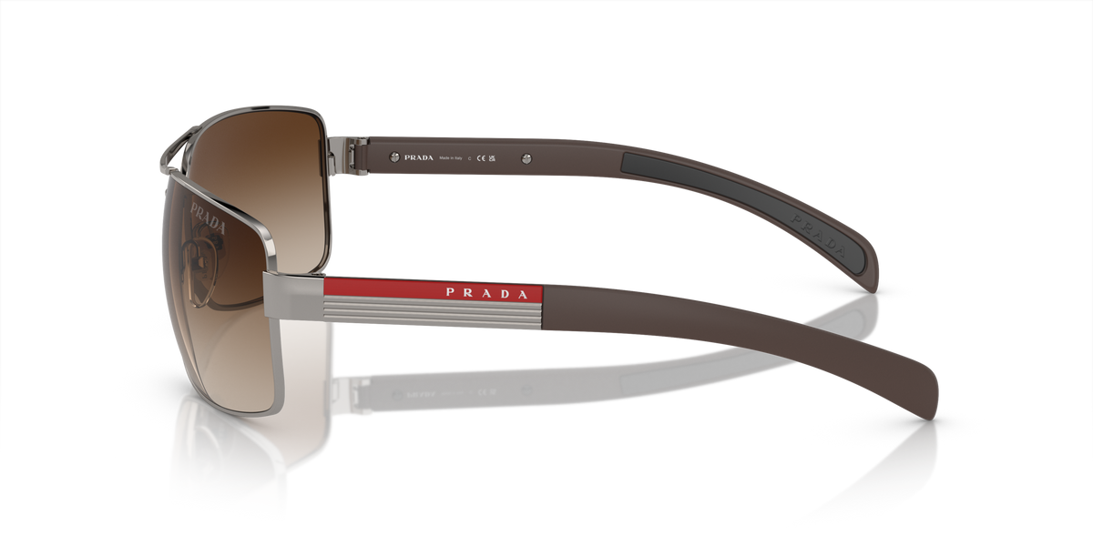 Prada Linea Rossa PS 54IS Gunmetal 5AV6S1 side view