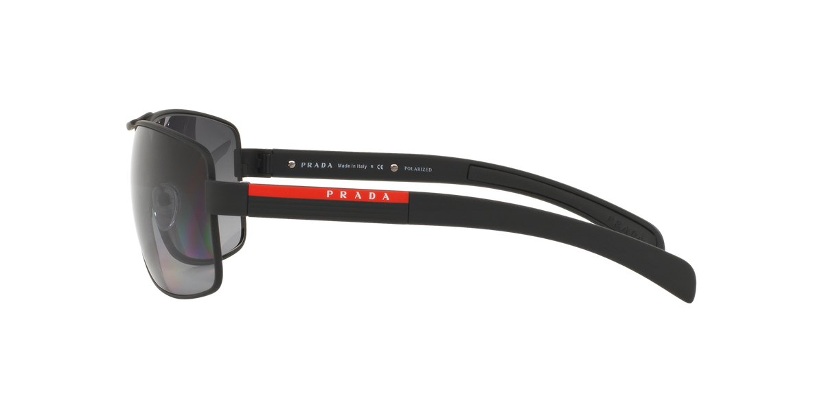 Prada Linea Rossa PS 54IS Black Rubber DG05W1 side view