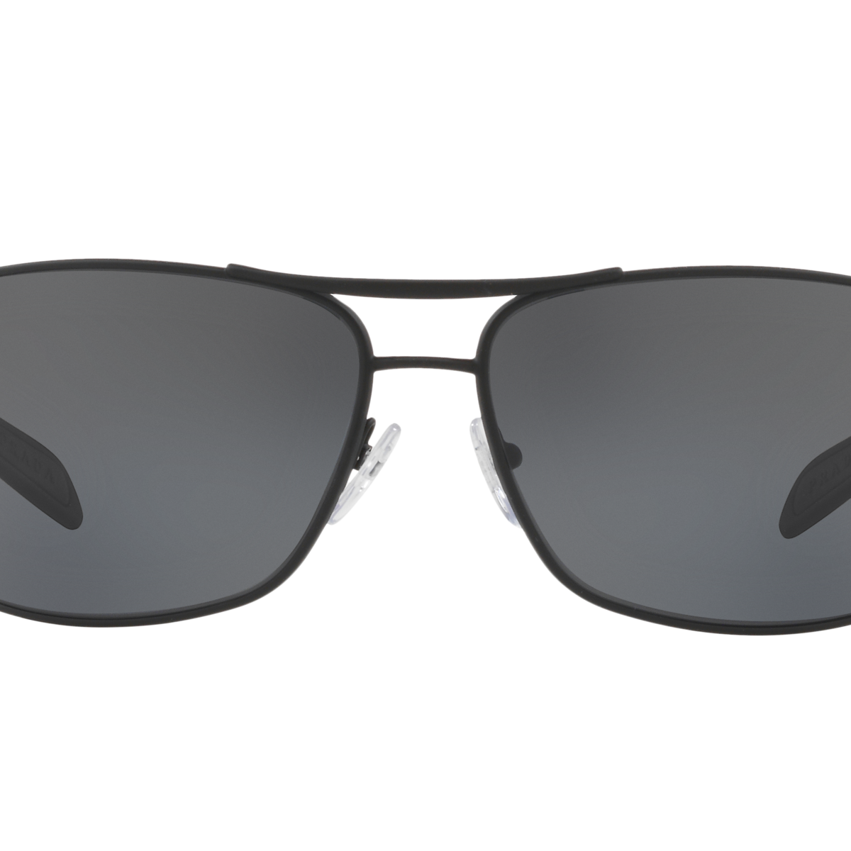 Prada Linea Rossa PS 54IS Black Rubber DG05Z1 front view