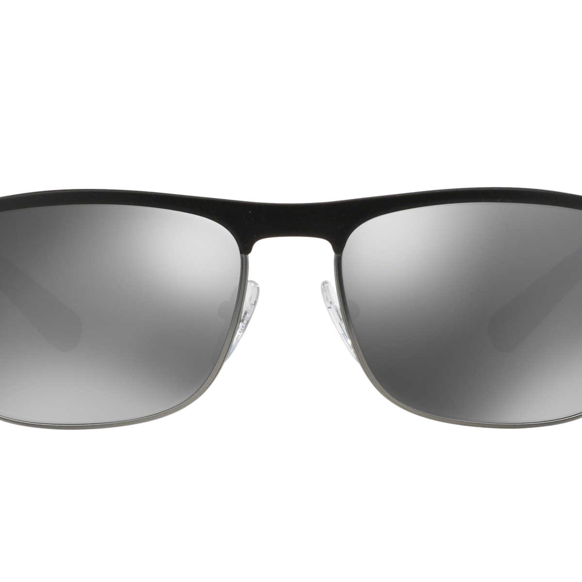 Prada Linea Rossa PS 54QS Black Rubber/Gunmetal Rubber DG07W1 three-quarter view