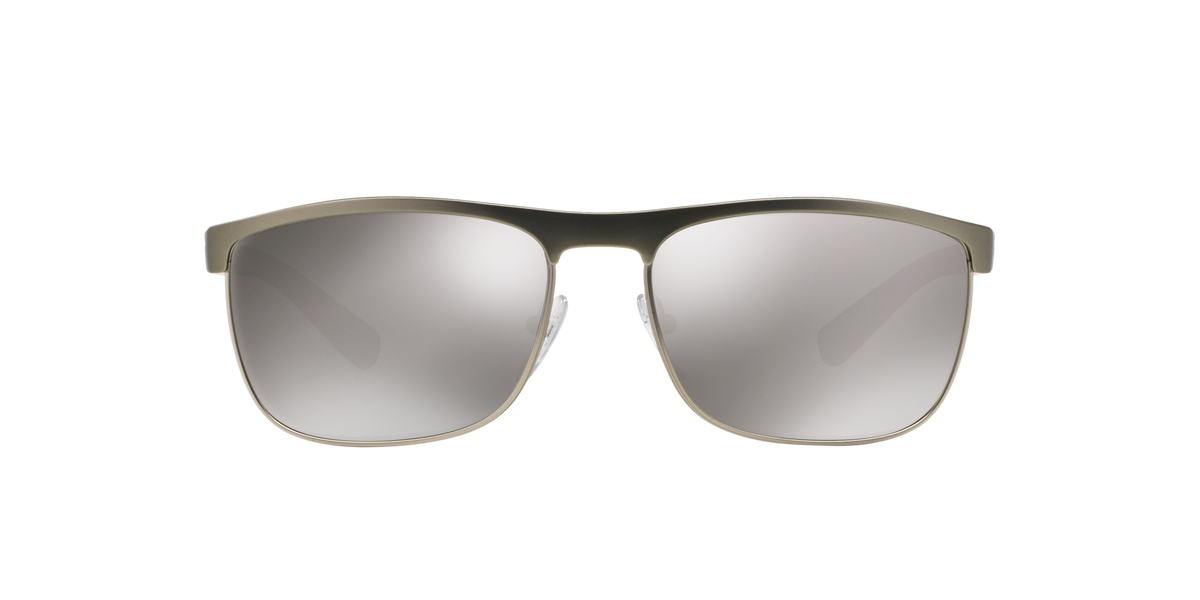 Prada Linea Rossa PS 54QS Gunmetal Rubber/Steel Rubber DG11I2 three-quarter view