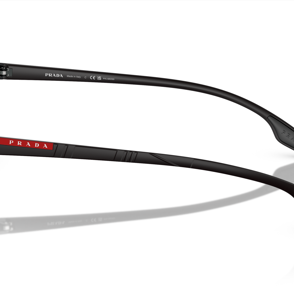Prada Linea Rossa PS 54TS Black 1AB5Z1 side view