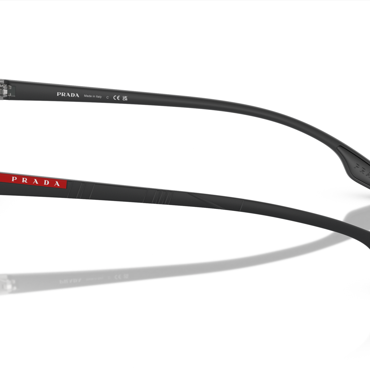 Prada Linea Rossa PS 54TS Gunmetal 5AV3M1 side view