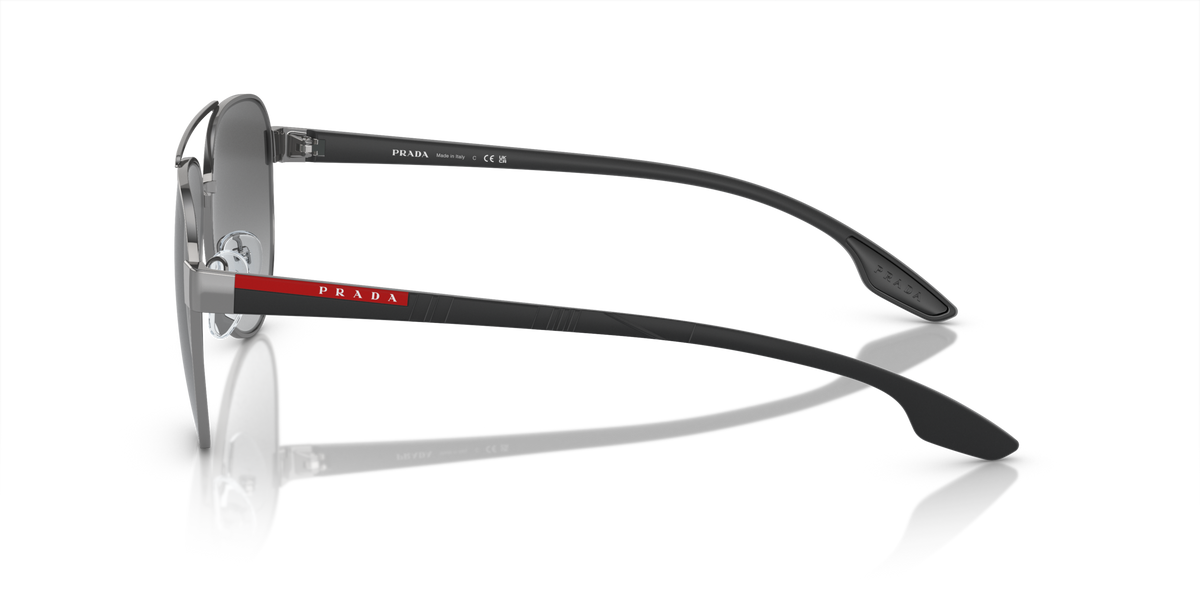 Prada Linea Rossa PS 54TS Gunmetal 5AV3M1 side view