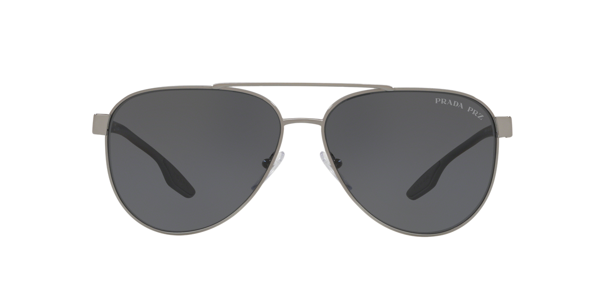 Prada Linea Rossa PS 54TS Gunmetal 5AV5Z1 front view