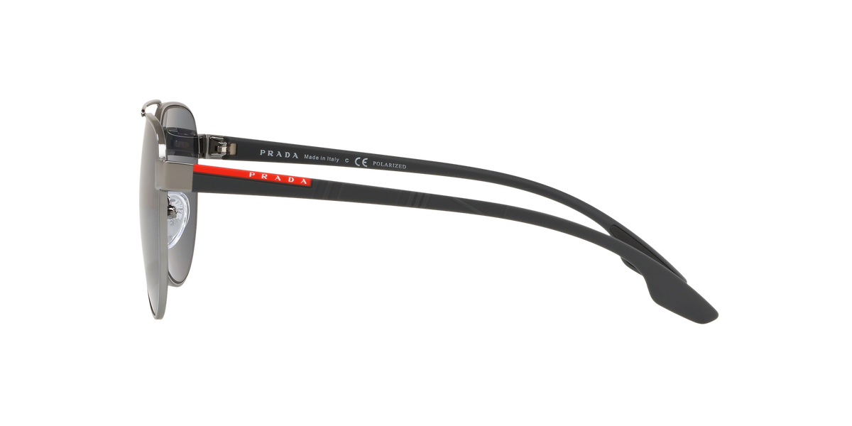 Prada Linea Rossa PS 54TS Gunmetal 5AV5Z1 side view