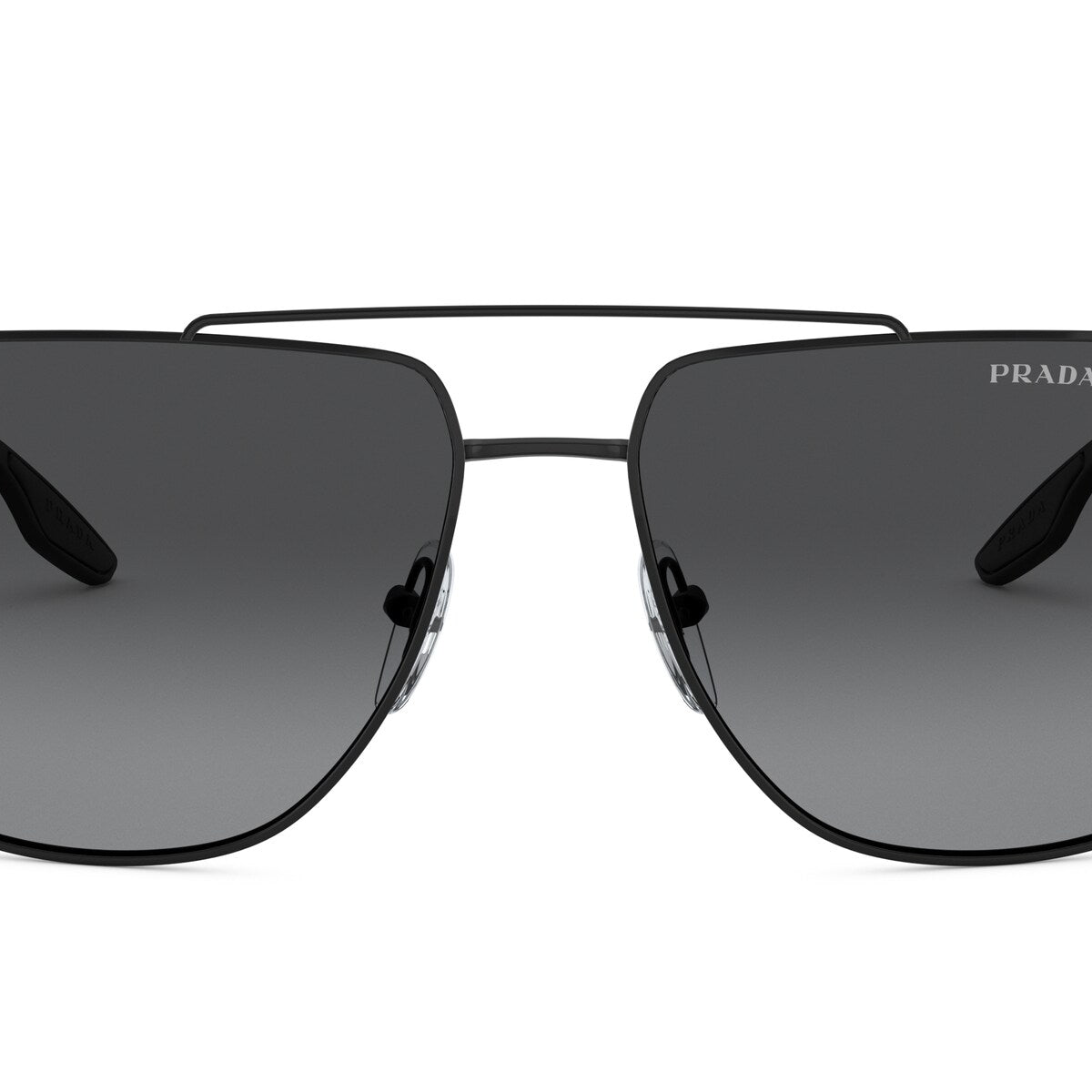 Prada Linea Rossa PS 55VS Matte Black 1BO5W1 front view