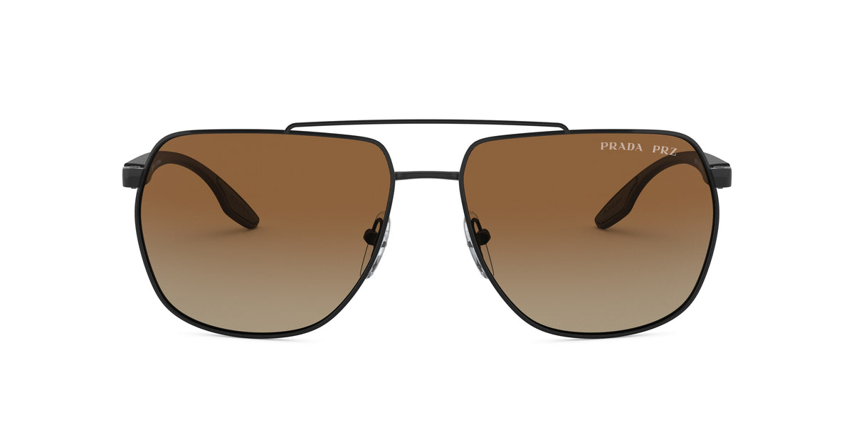 Prada Linea Rossa PS 55VS Matte Black 1BO6E1 front view