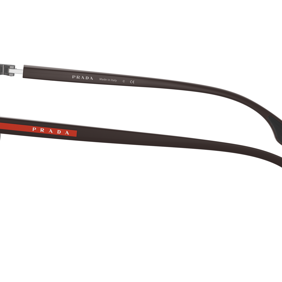 Prada Linea Rossa PS 55VS Gunmetal 5AV1X1 side view