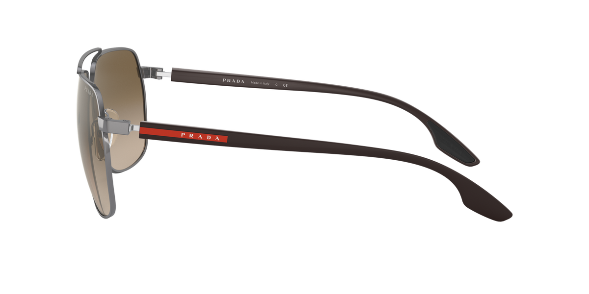 Prada Linea Rossa PS 55VS Gunmetal 5AV1X1 side view