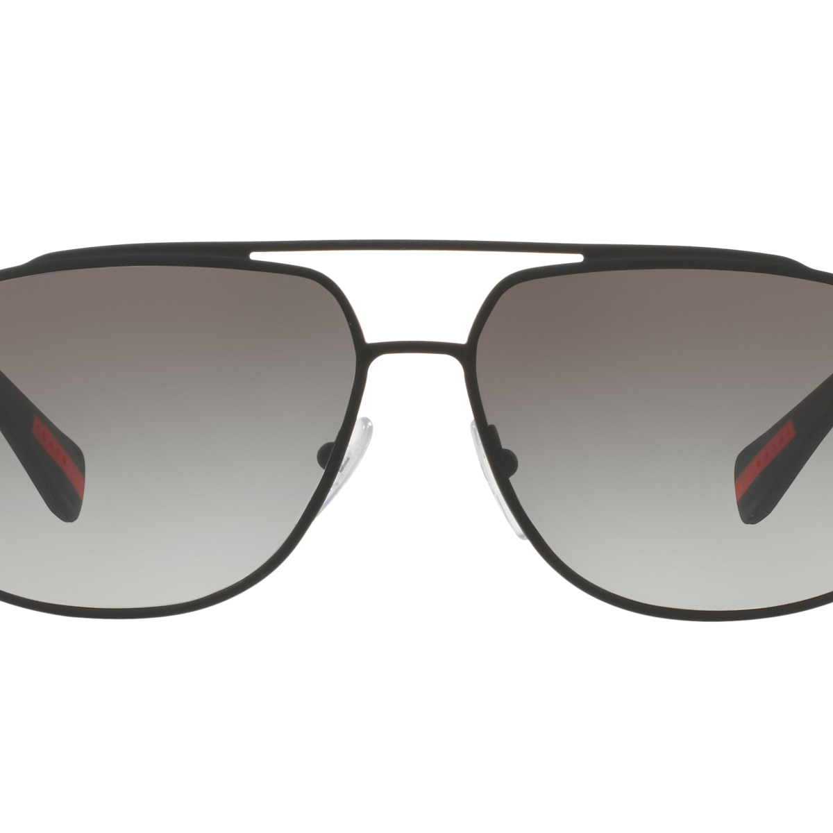Prada Linea Rossa PS 56RS Black Rubber DG00A7 three-quarter view