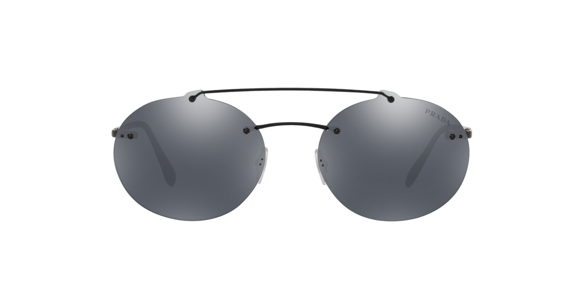 Prada Linea Rossa PS 56TS Black 1AB5L0 three-quarter view