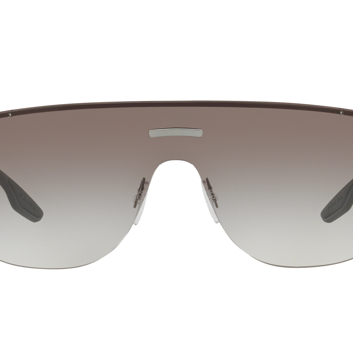 Prada Linea Rossa PS 57TS Gunmetal 0A70A7 three-quarter view
