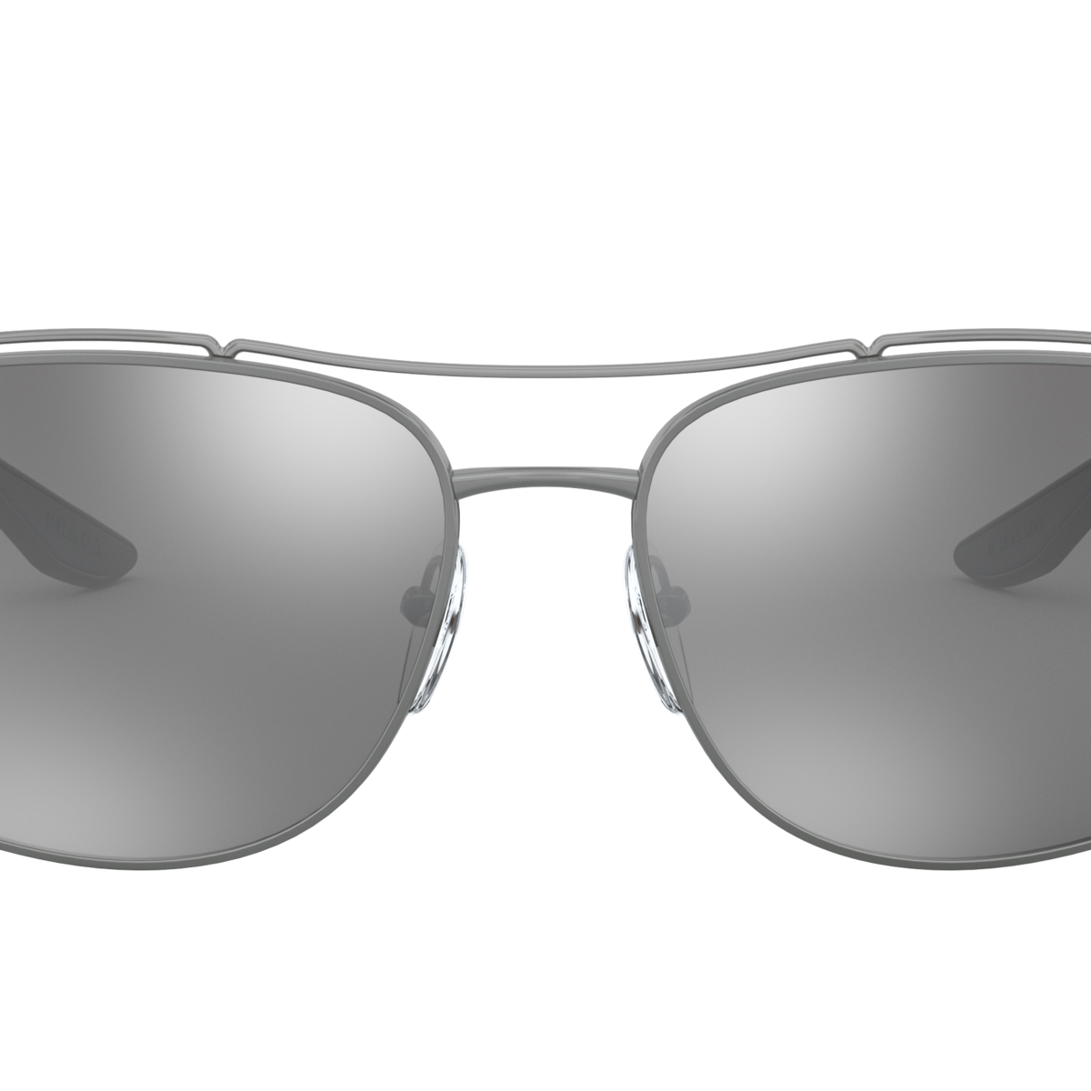 Prada Linea Rossa PS 57VS Gunmetal 5AV09F three-quarter view