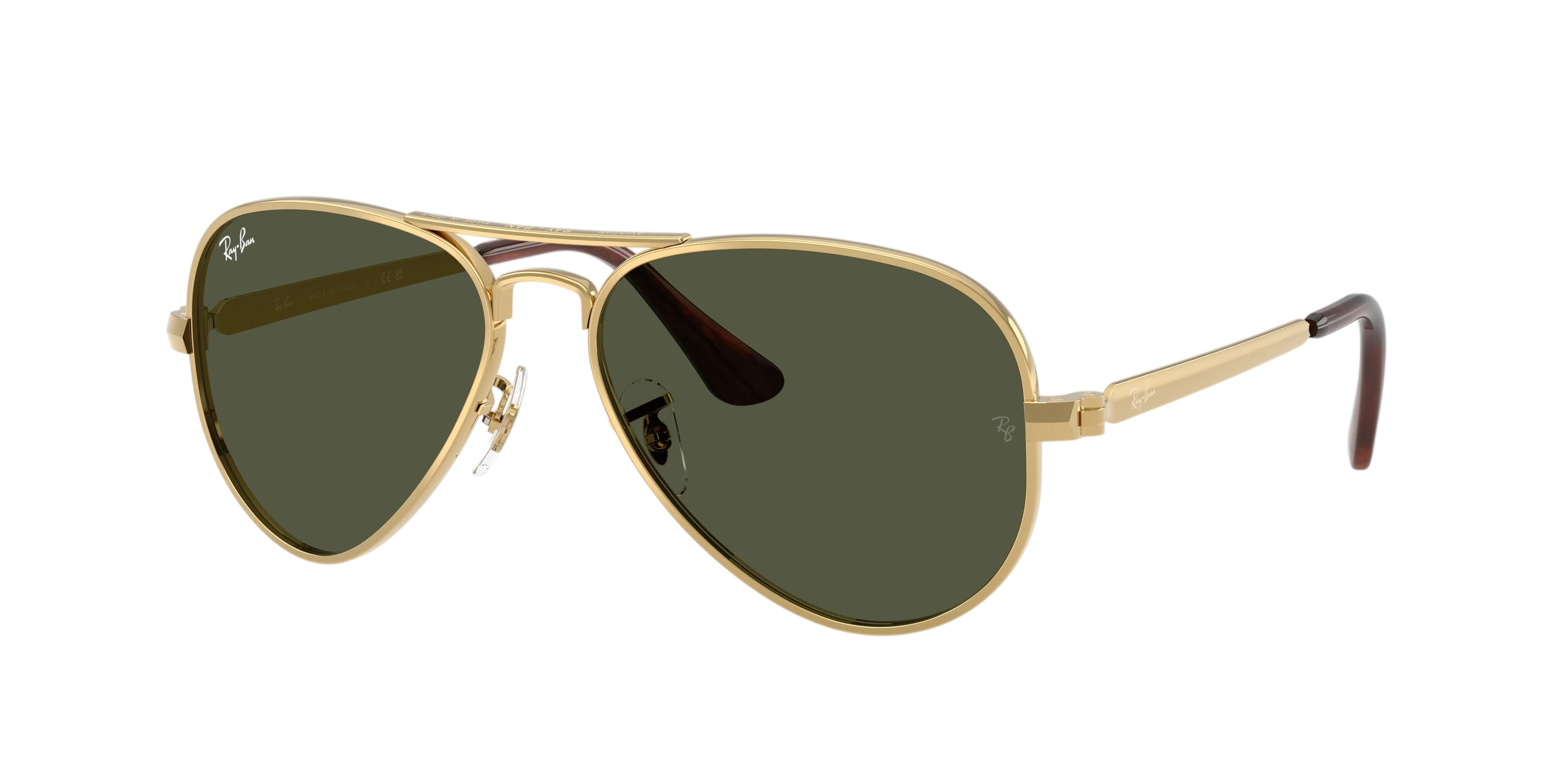 A pair of Ray-Ban Aviator Max RB3925 sunglasses.