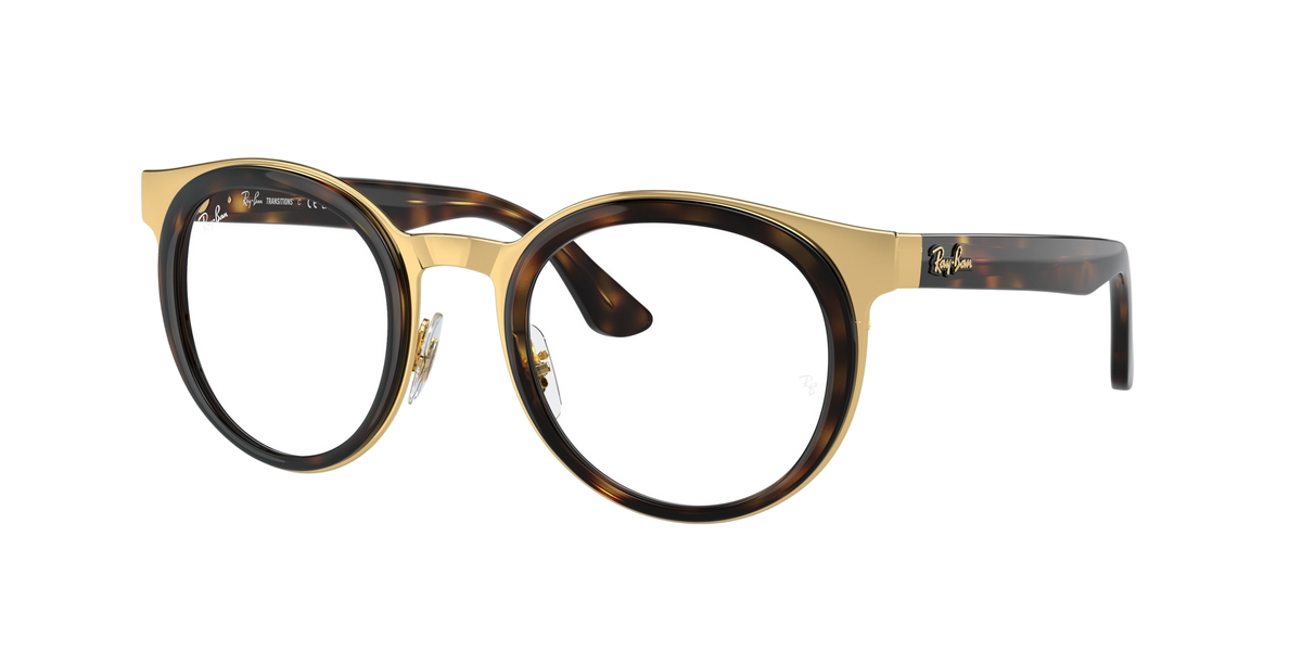 Sunglasses UK Ray-Ban Bonnie RB3710 round glasses with gold metal frame and tortoiseshell acetate rims