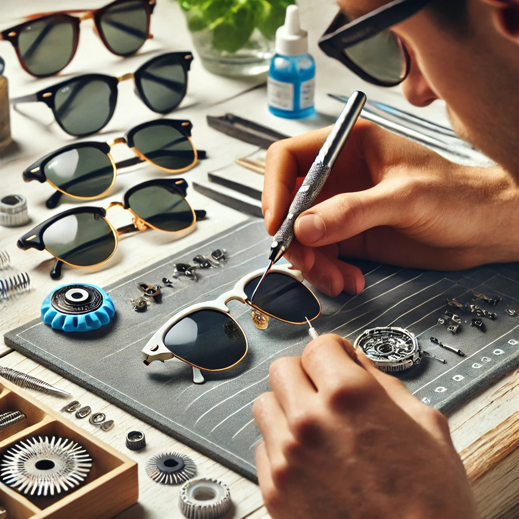 Sunglasses maintenance on sale