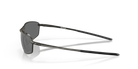 Black sunglasses with dark lenses on a white background