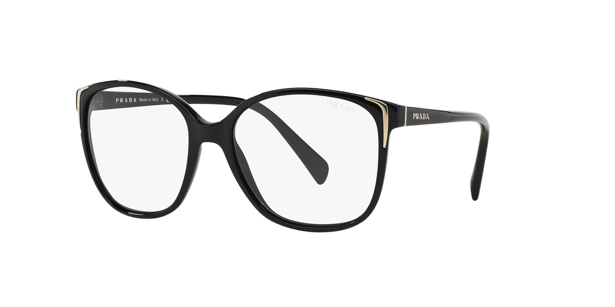 Prada PR 01OS 1AB09H Black, three-quarter view