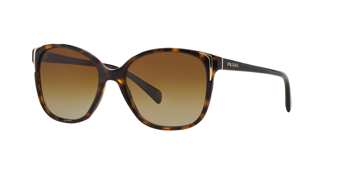Prada PR 01OS 2AU6E1 Havana, three-quarter view