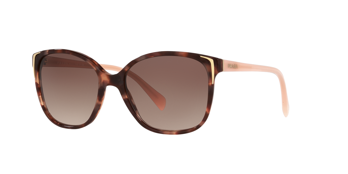 Prada PR 01OS Spotted Brown Pink UE00A6