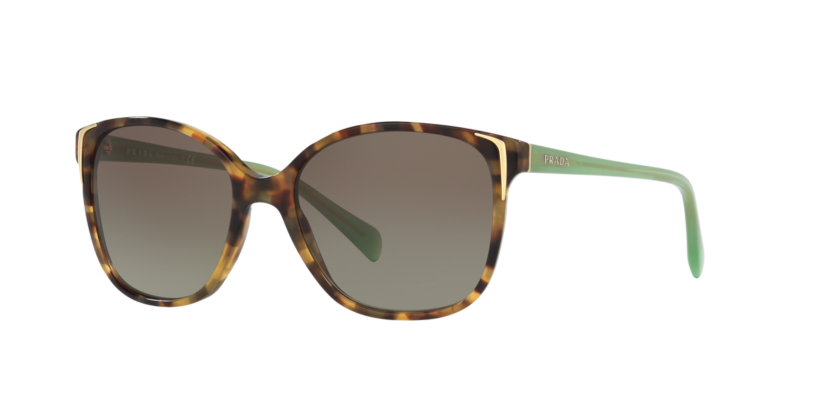 Prada PR 01OS Spotted Brown Green UEZ4K1