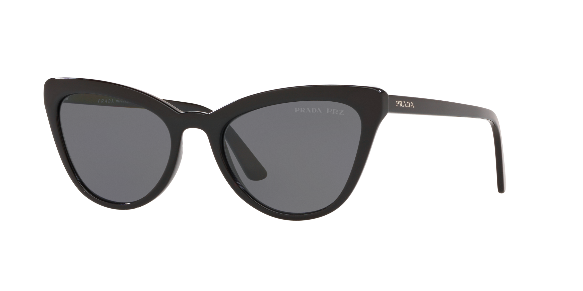 Prada PR 01VS 1AB5Z1 Black, three-quarter view