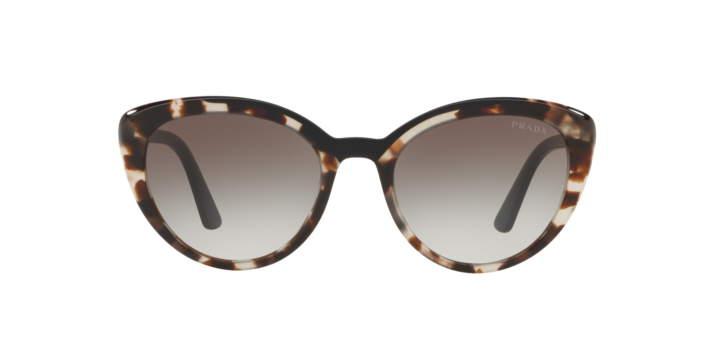 Prada PR 02VS 3980A7 Opal Spotted Brown/Black, front view