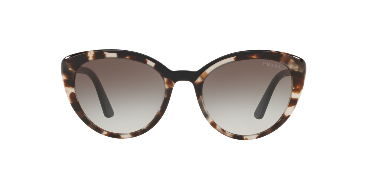 Prada PR 02VS 3980A7 Opal Spotted Brown/Black, front view