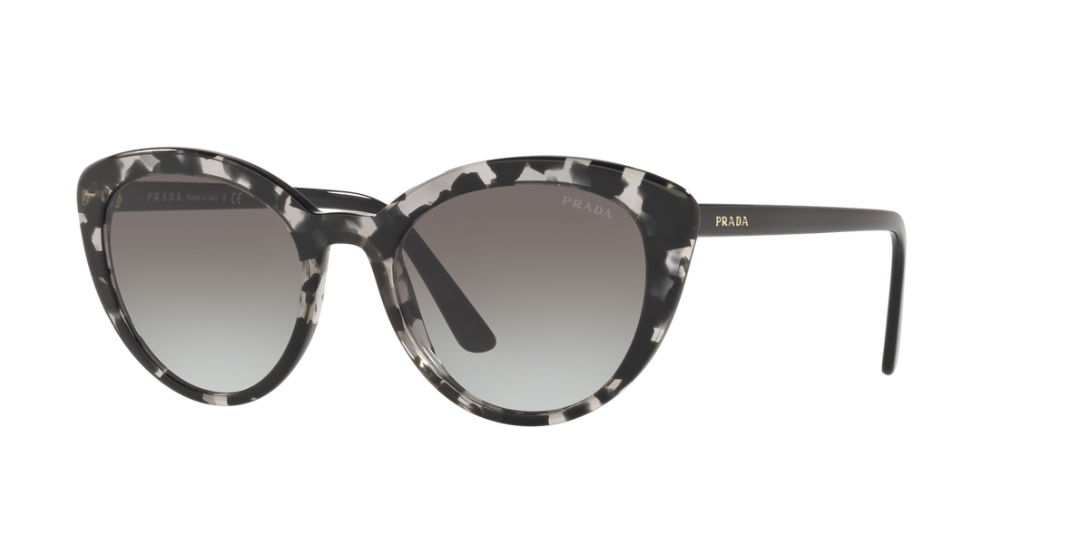 Prada PR 02VS 5280A7 Grey Havana, three-quarter view