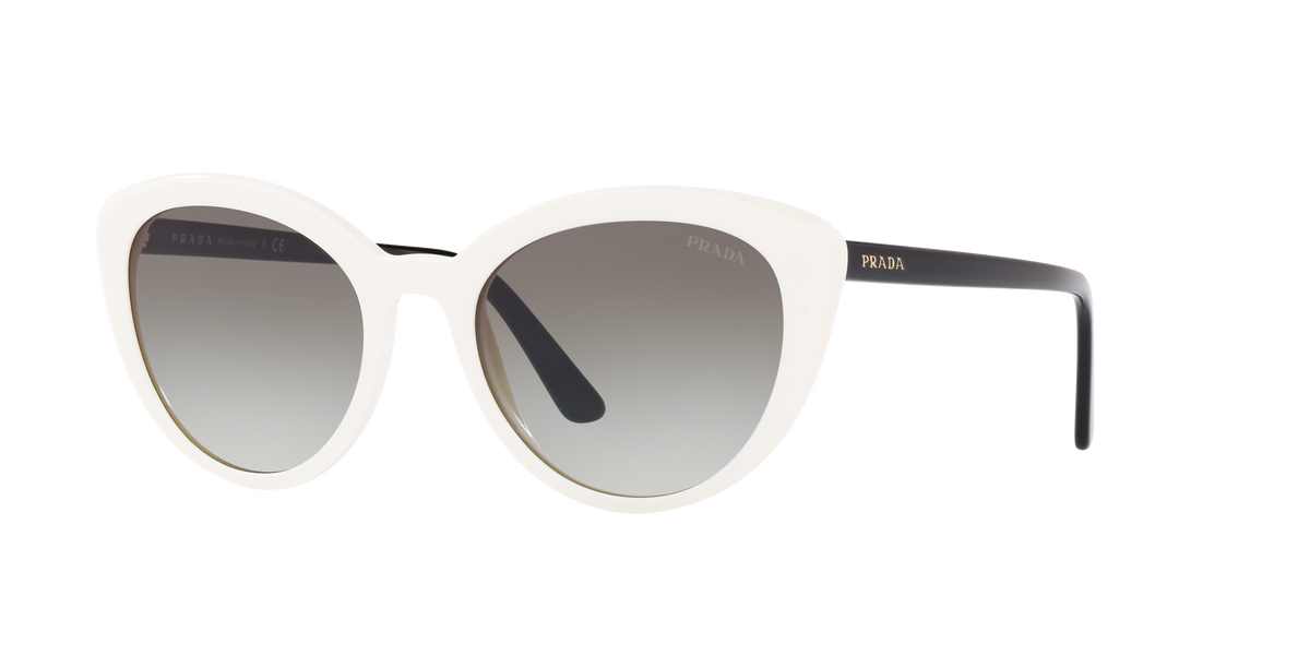 Prada PR 02VS 7S30A7 Ivory, three-quarter view