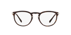 Prada PR 02VV Havana 2AU1O1 three-quarter view