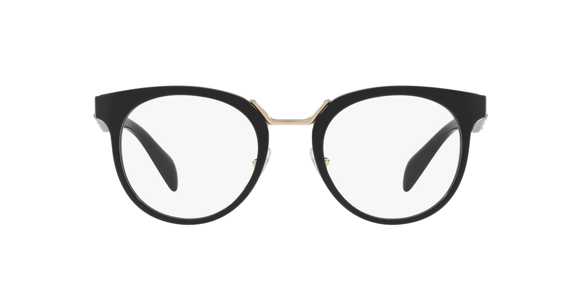 Prada PR 03UV Black 1AB1O1 three-quarter view