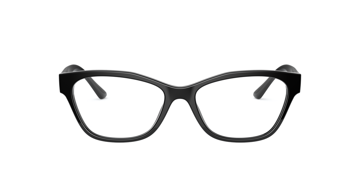 Prada PR 03WV Black 1AB1O1 three-quarter view