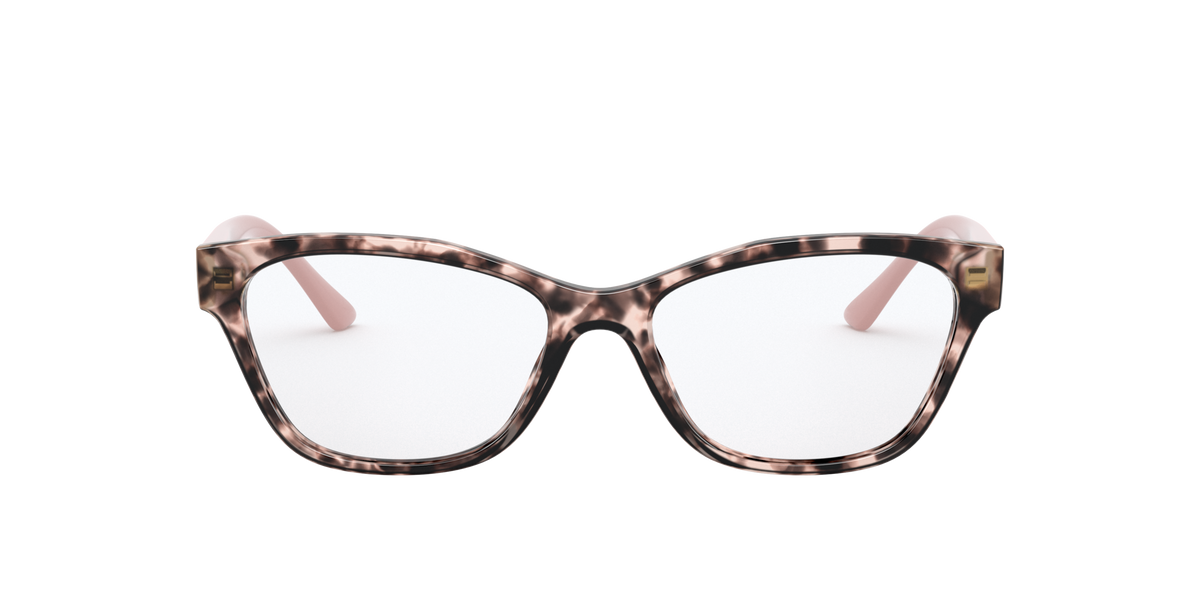 Prada PR 03WV Pink ROJ1O1 three-quarter view